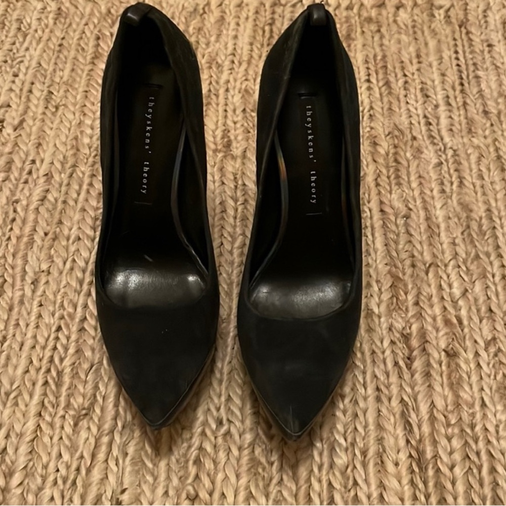 Theysken’s Theory Suede Platform Heels